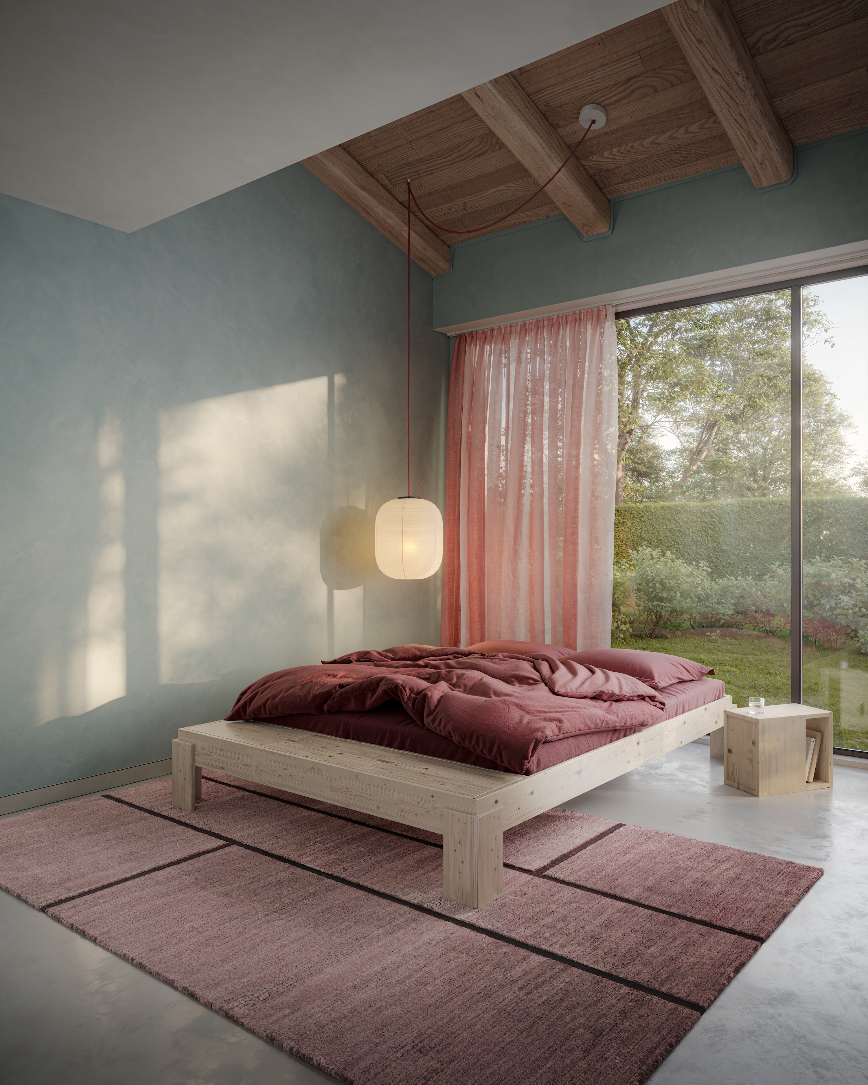 LAYERS BED BENCH CLEAR 140 X 200