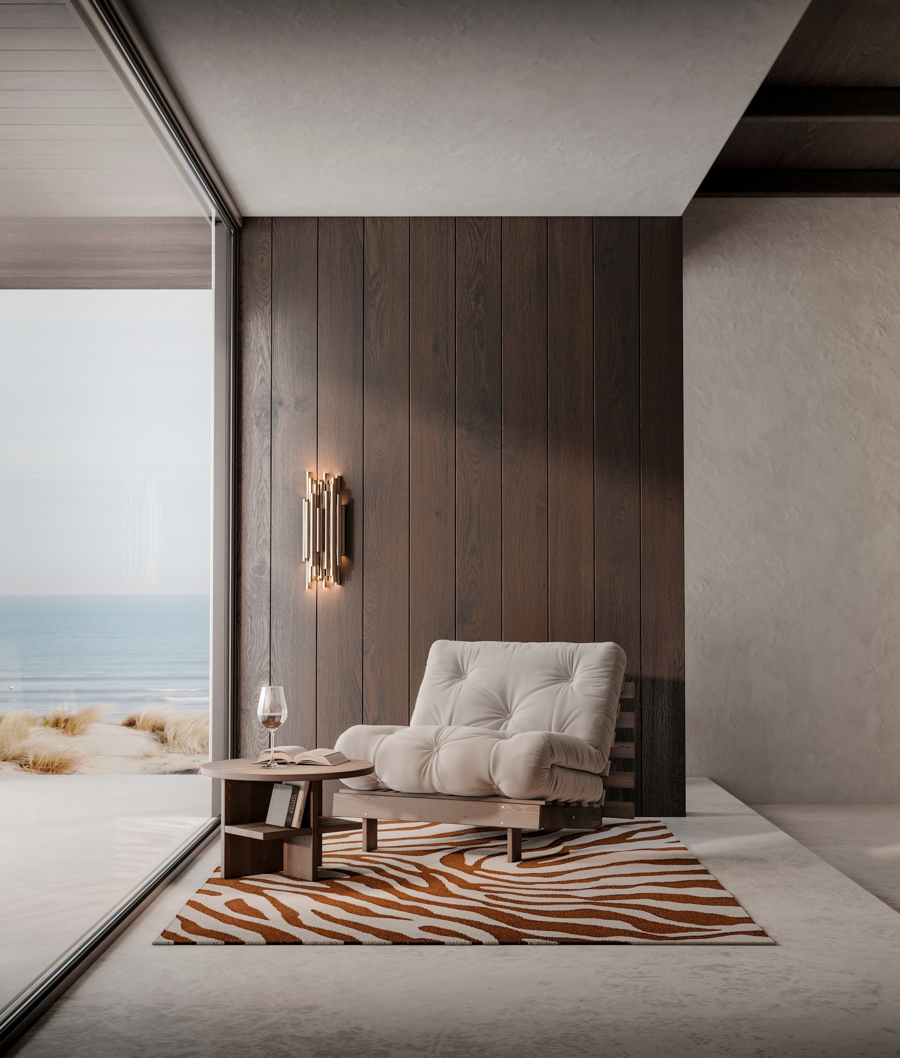 ROOTS CAROB BROWN 90 X 200 W. ROOTS MATTRESS NATURAL 90 X 200