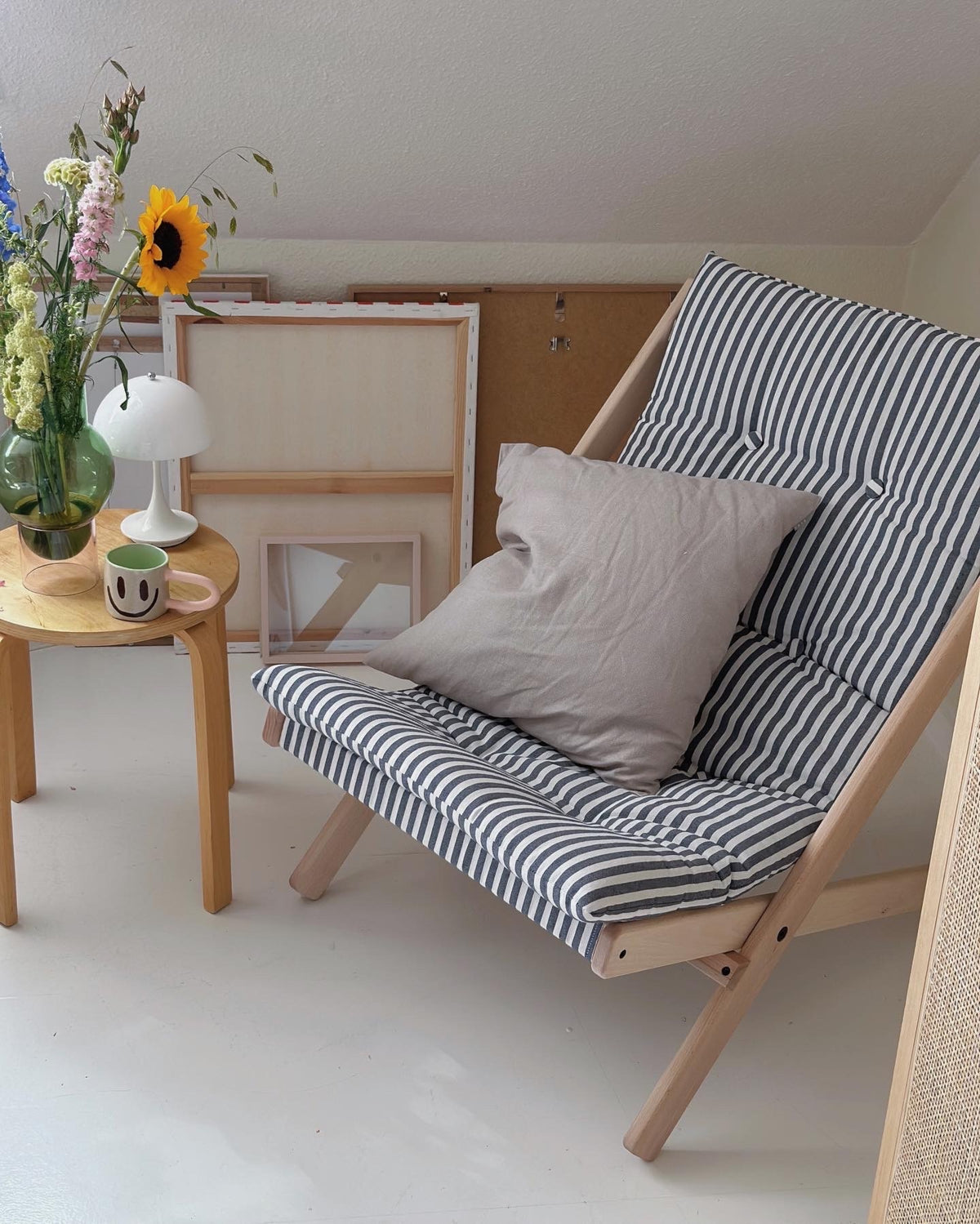 BOOGIE RAW BEECH W. BOOGIE MATTRESS BEACH BLUE